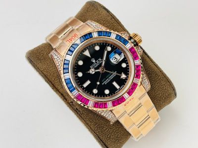 VR Factory ROLEX 904L Steel 2836 Movement 40MM Rose Gold Bracelet Watch